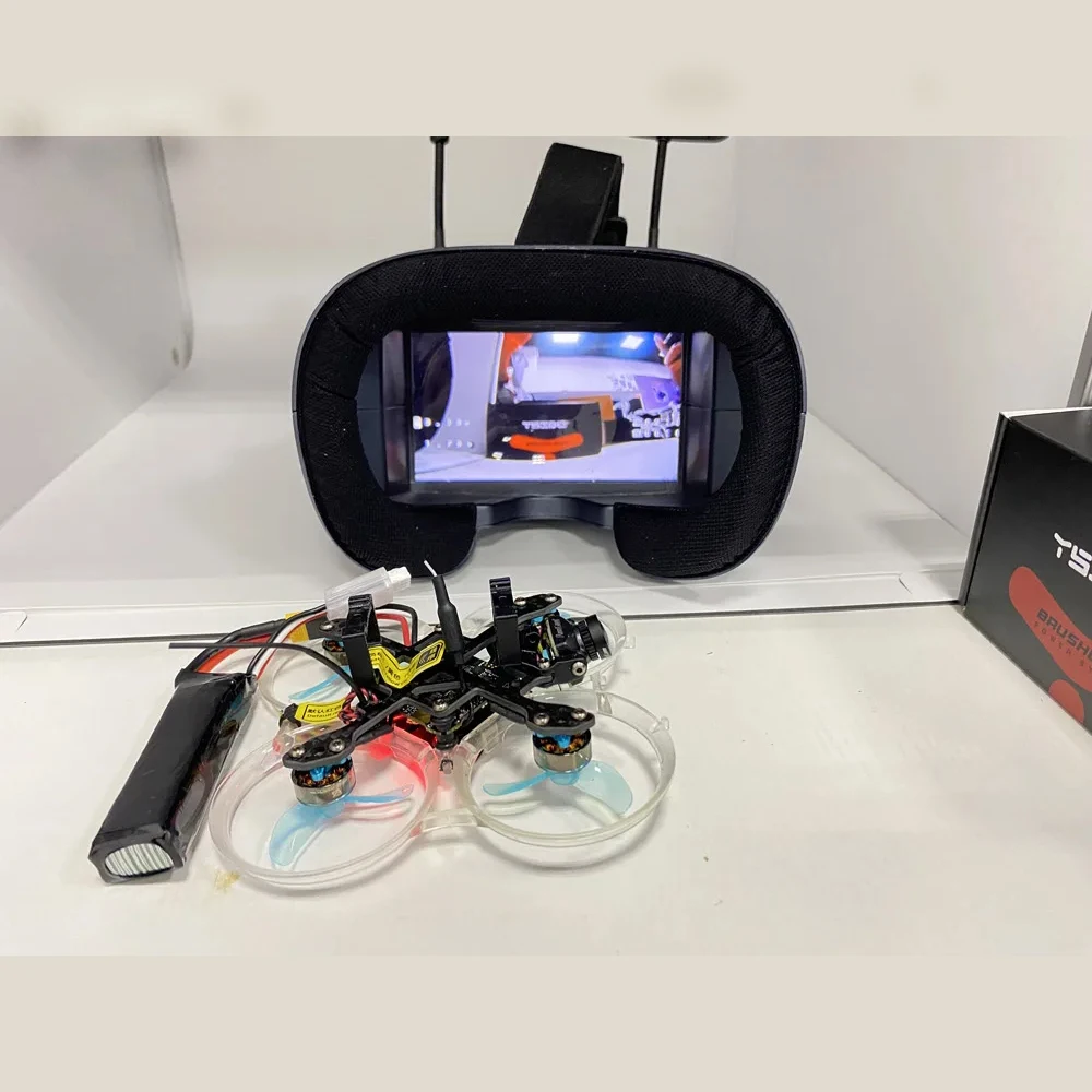 Occhiali FPV 008D 5.8G 40CH 4.3 pollici Cuffie video HD DVR Diversità con fotocamera per EV800D RC FPV Racing Drone Micro BWhoop Drone