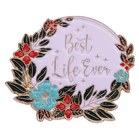 Best Life Ever Enamel Pin JW Brooch Badge Clothes Hat Backpack Decoration Jewelry Accessories