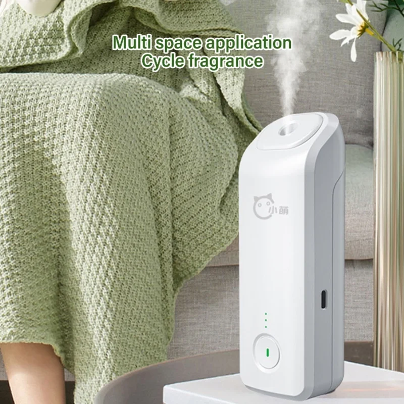 Portable Essential Oil Diffuser ABS Quiet Automatic Air Freshener Spray Fragrance Dispenser Aroma Machine For Hotel Bathroom