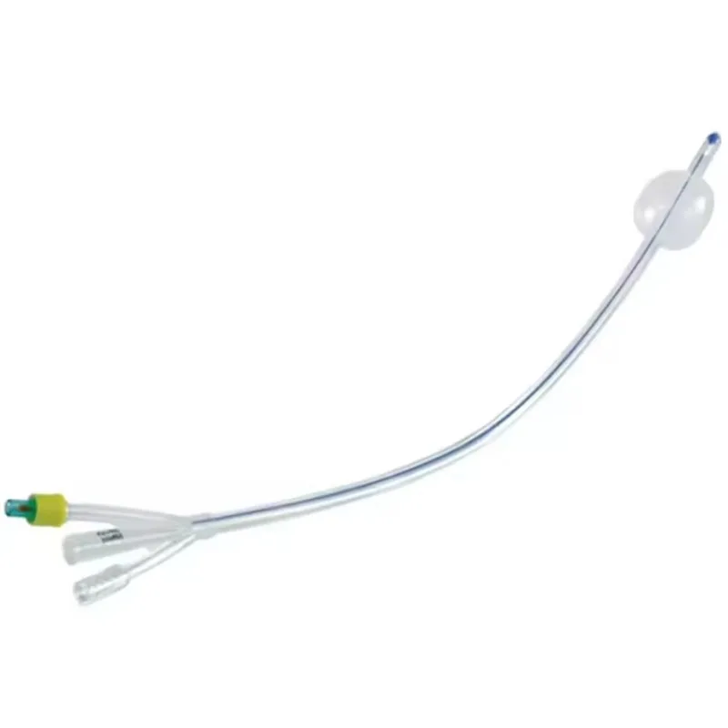 

Super-smooth Silicone Catheter With Balloon Medical Disposable Three-head