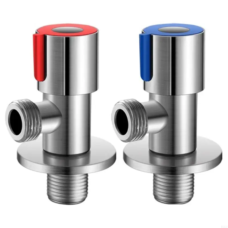 

652F Stop Hot and Cold Water Stop Quick Open Faucet for Bathroom Kitchen Toilet Sink
