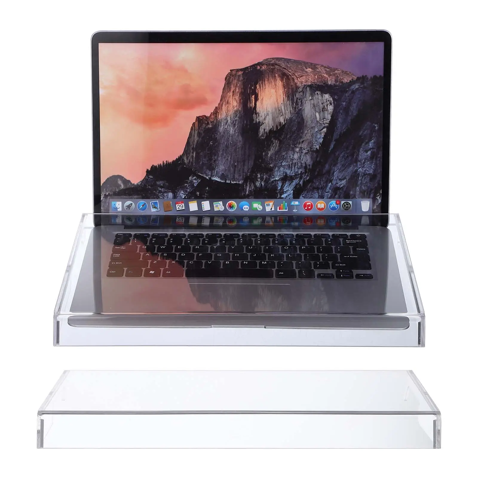 14 Inch Acrylic Keyboard Protector Protective Cover Versatile Transparent Keyboard Cover Desktop Laptop Computer Keyboard Cover
