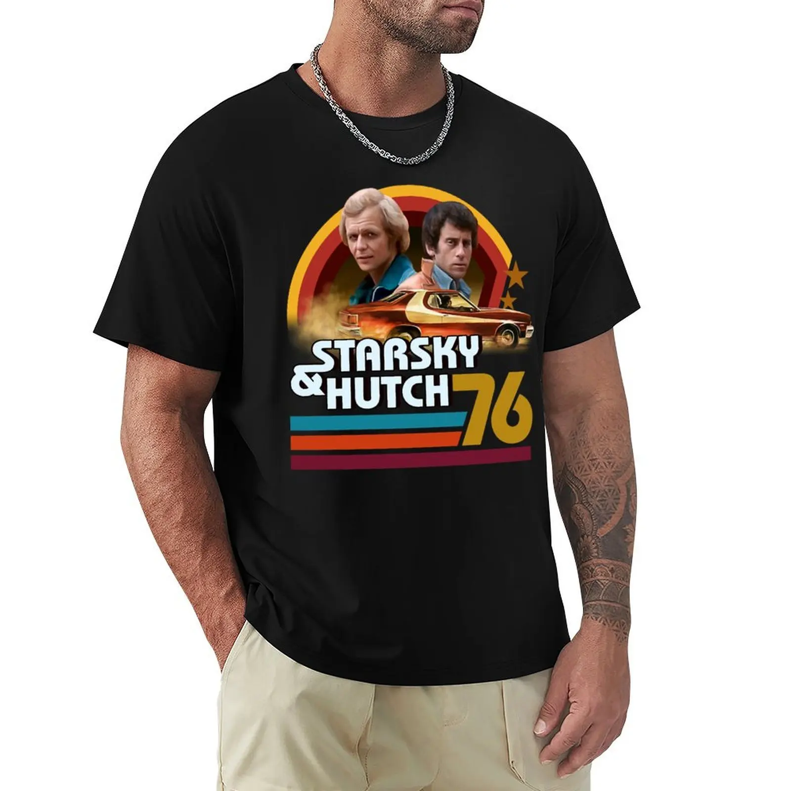 

Starsky and hutch T-Shirt Fashion Pattern Printed Tee Shirt