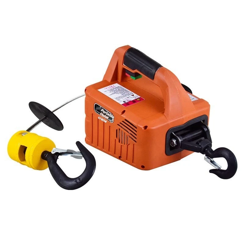 

Portable Electric Hoist with Remote Control 220V 50Hz 1500W 5m/min for Factory Garage Construction Lifting