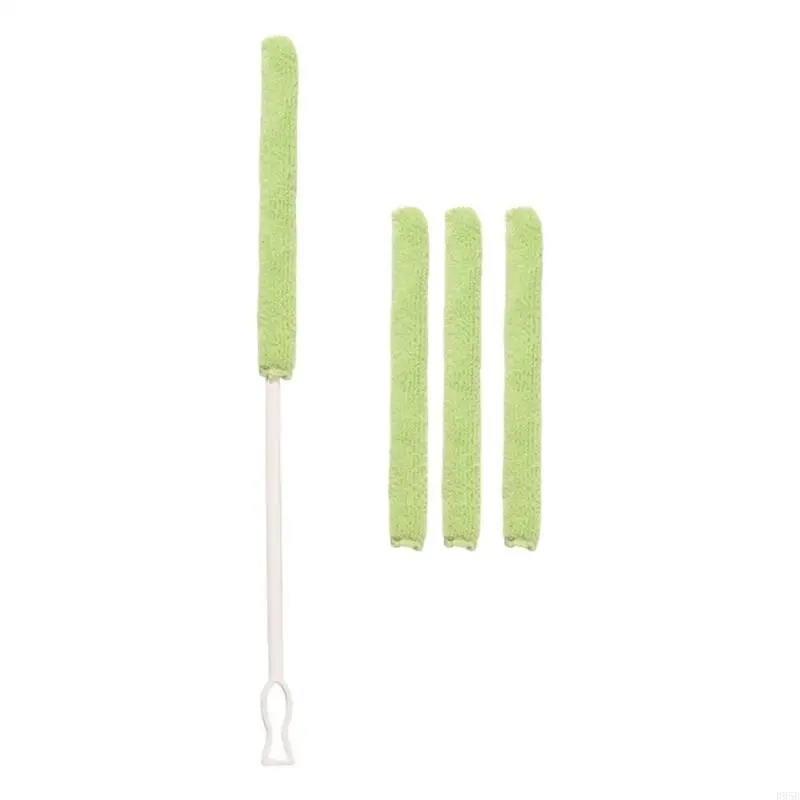 Cleaning Brush with 3 Attachable Head For Home Office Car Tight Space Cleaning B95B