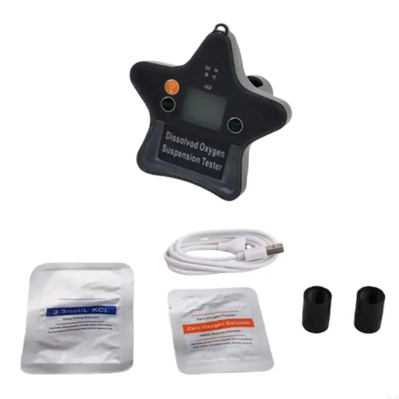 معدات اختبار صفات المياه المتقدمة لتربية الأحياء المائية مزامنة لاسلكية مقاومة للتآكل مقياس الأكسجين M4YD