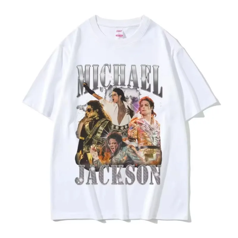 Classic Vintage Michael Jackson Graphic T-shirt Men Women Clothing Fashion Retro Gothic Rock Tshirts Male Punk Oversized T Shirt