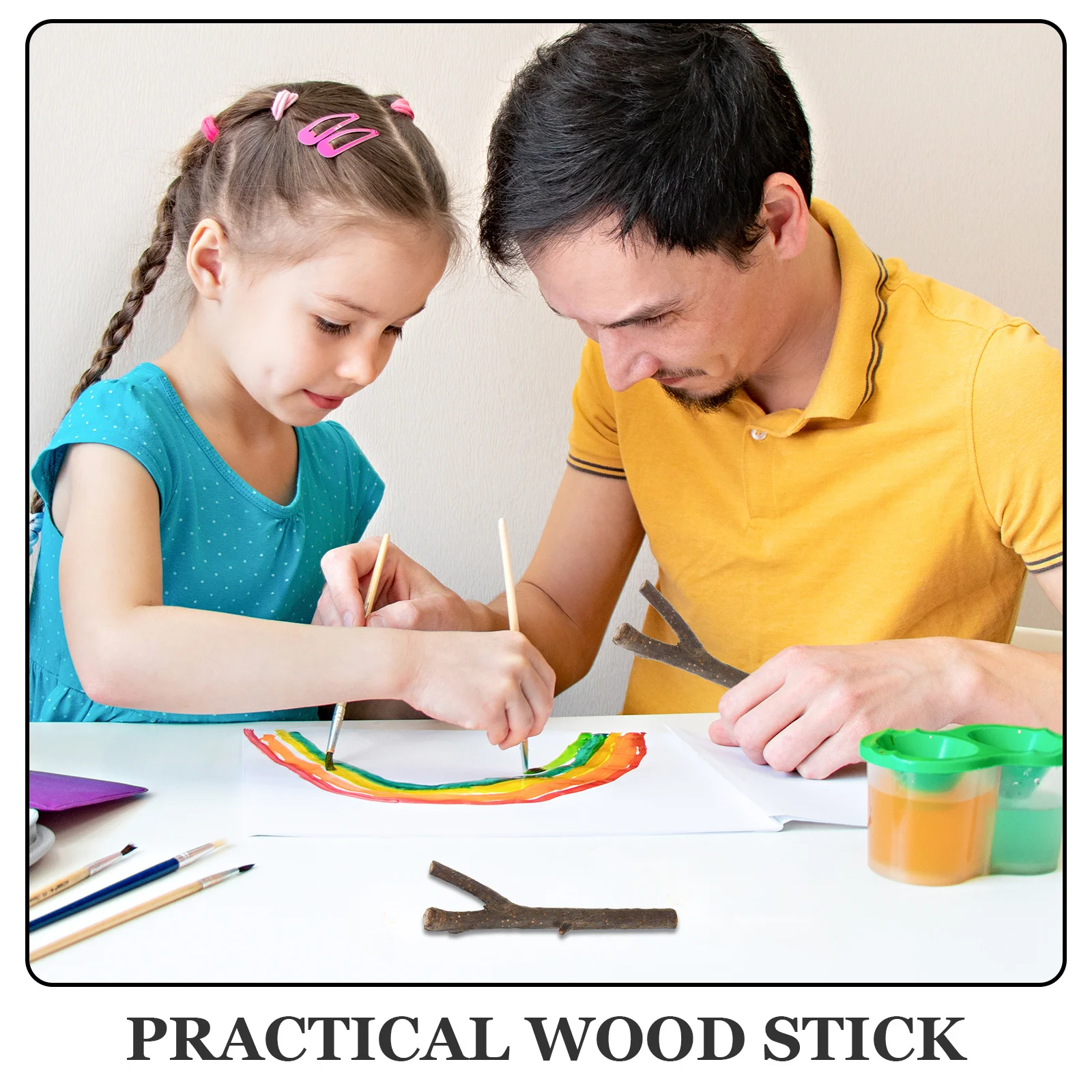 

20Pcs Natural Wood Twigs Sticks for Crafting DIY Accessories Handmade Crafts Decoration Photo Props Wooden Craft Material