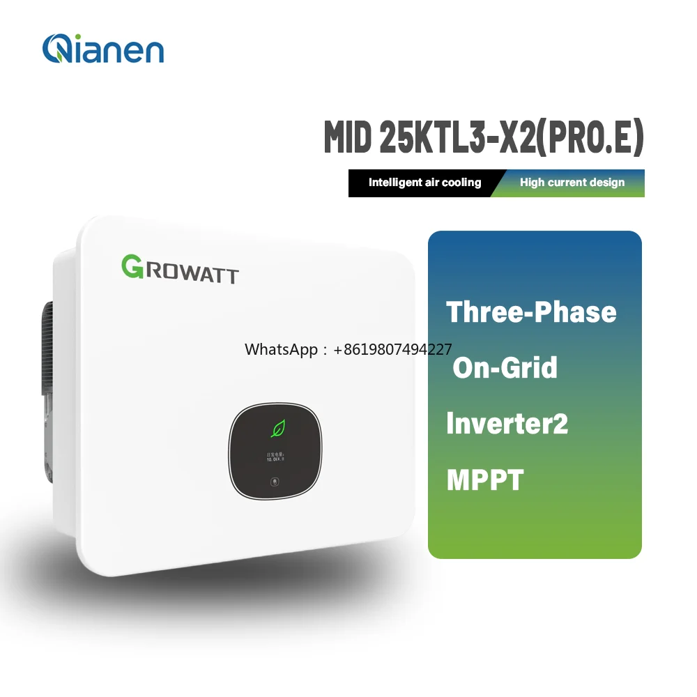 

25000W Three Phase Solar Power Inverter with 25KW Capacity MID25KTL3-X2 Solar Battery Inverter
