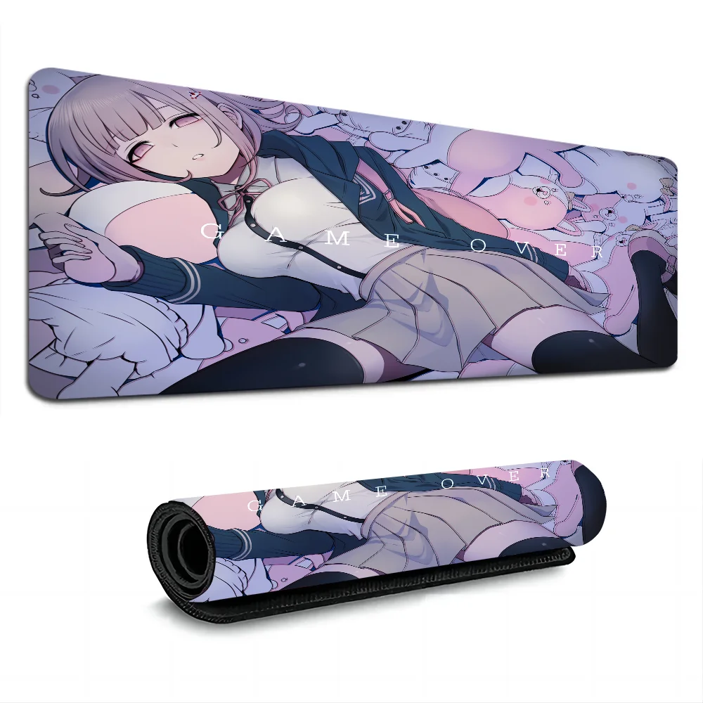 

Danganronpa Anime Girl Girl Pad Gamer Play Mats Mousepad Size For Large Edge Locking Game Keyboard Pad