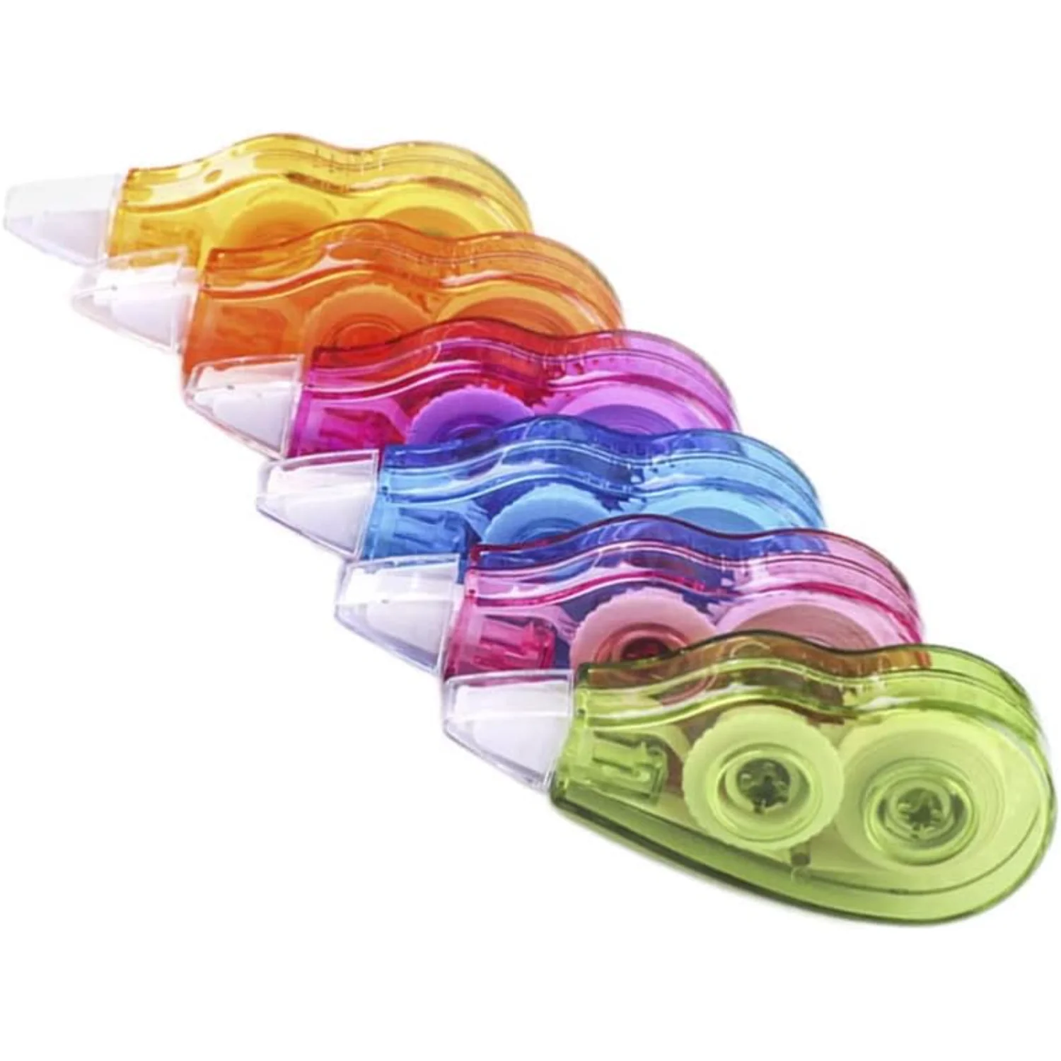 6pcs Correction Tape White Tape Liquid Tape  Tape White Whiteout Ink Corrector Tape Small Wipe Out Tape Household Corrected Tape
