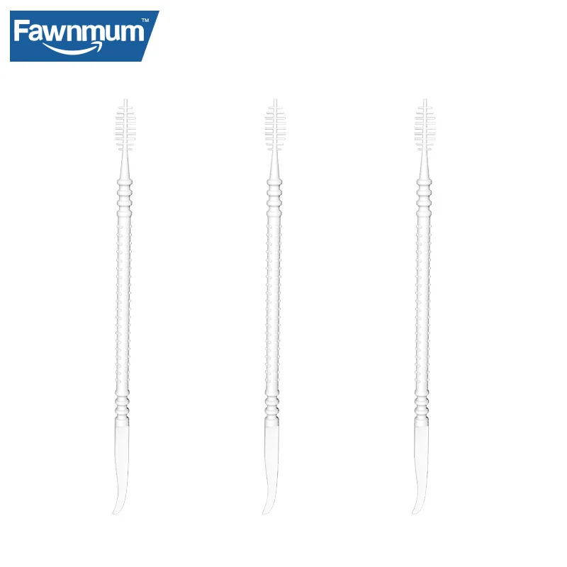 Fawnmum 300 Pz/set Stuzzicadenti Flosser A Doppia Testa Spazzolino Interdentale Pulizia Orale Gomma Igiene Cura Dei Denti Bastoni Usa E Getta