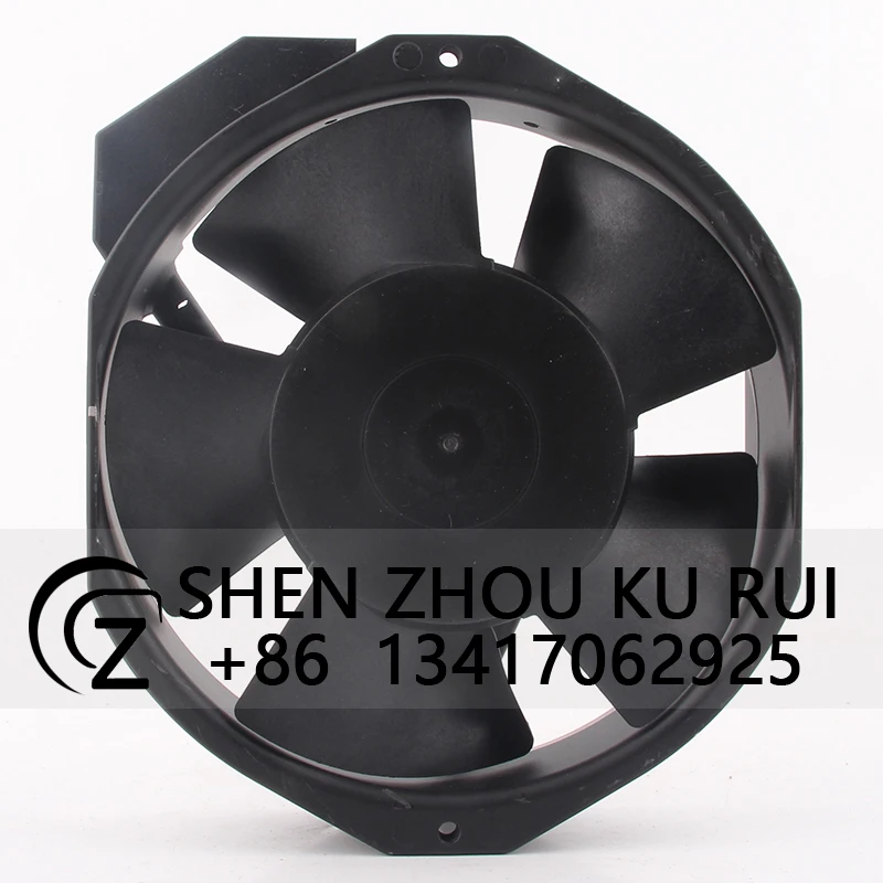 5915Pc-20W-B20-S12 Case Fan Voor Nmb Ac 200V 25/28W Dc Ec 172*150*38Mm Metalen Mes Hoge Temperatuur Bestendige Koelventilator