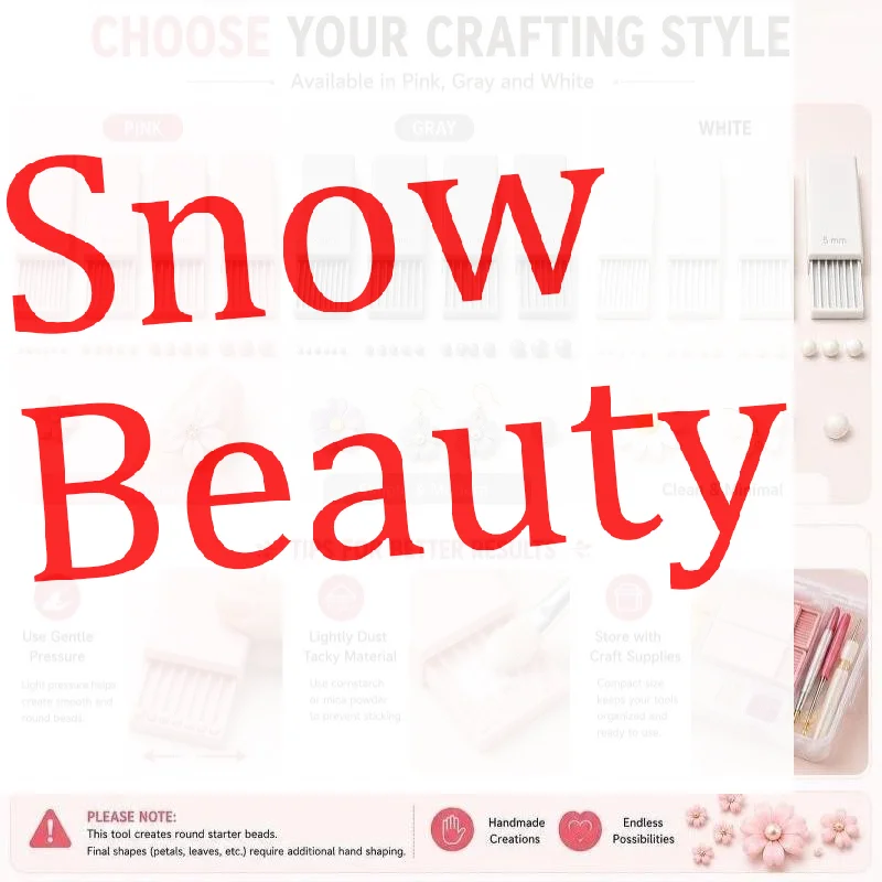 4Pcs Clay Glue Ball Making Tool, Nail Art Bead Roller For 3D Gel Flowers | Polymer Clay 2-5mm Ball Shaping Roller Tool