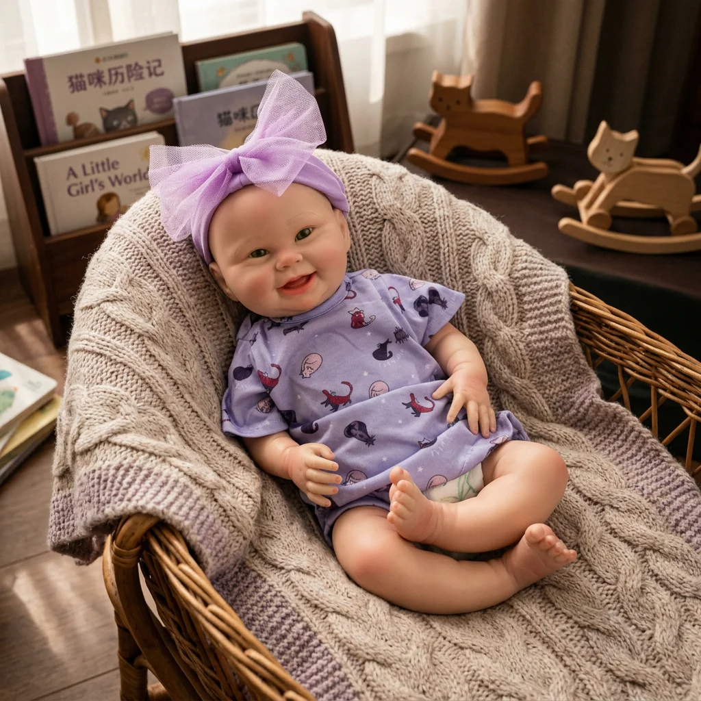 18-дюймовая силиконовая кукла – обзор и цена Reborn Baby Doll Silicone Realistic