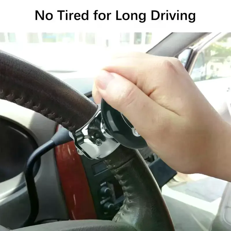 Steering Wheel Spinner Knob Car Turning Steering Wheel Ball Handle With Spinner Knob Rotating Universal Steering Wheel Booster