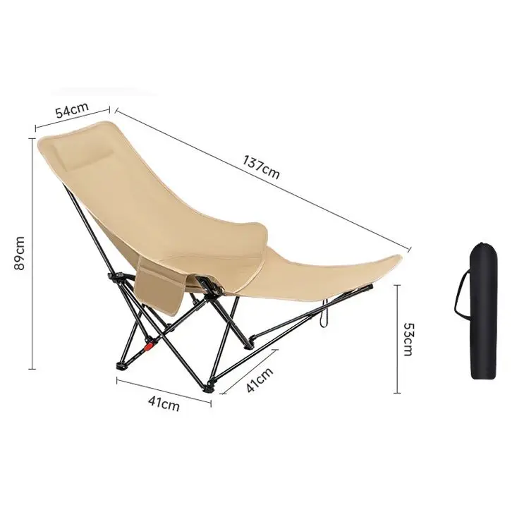 

Portable Folding Camp Chair Oxford Cloth Reclining Fishing Picnic Outdoor Lightweight Durable Adjustable Camping Beach Chair