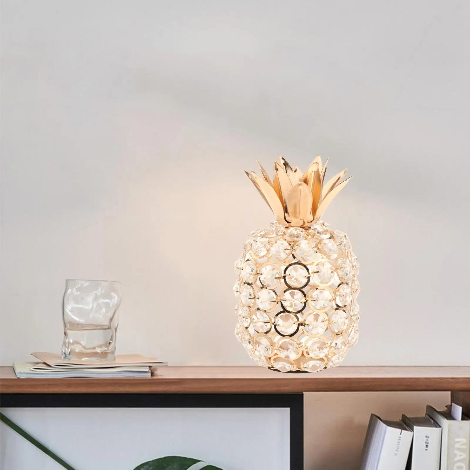 Kristall-Ananas-Ornament Tischdekoration Sammlerstücke Handwerk