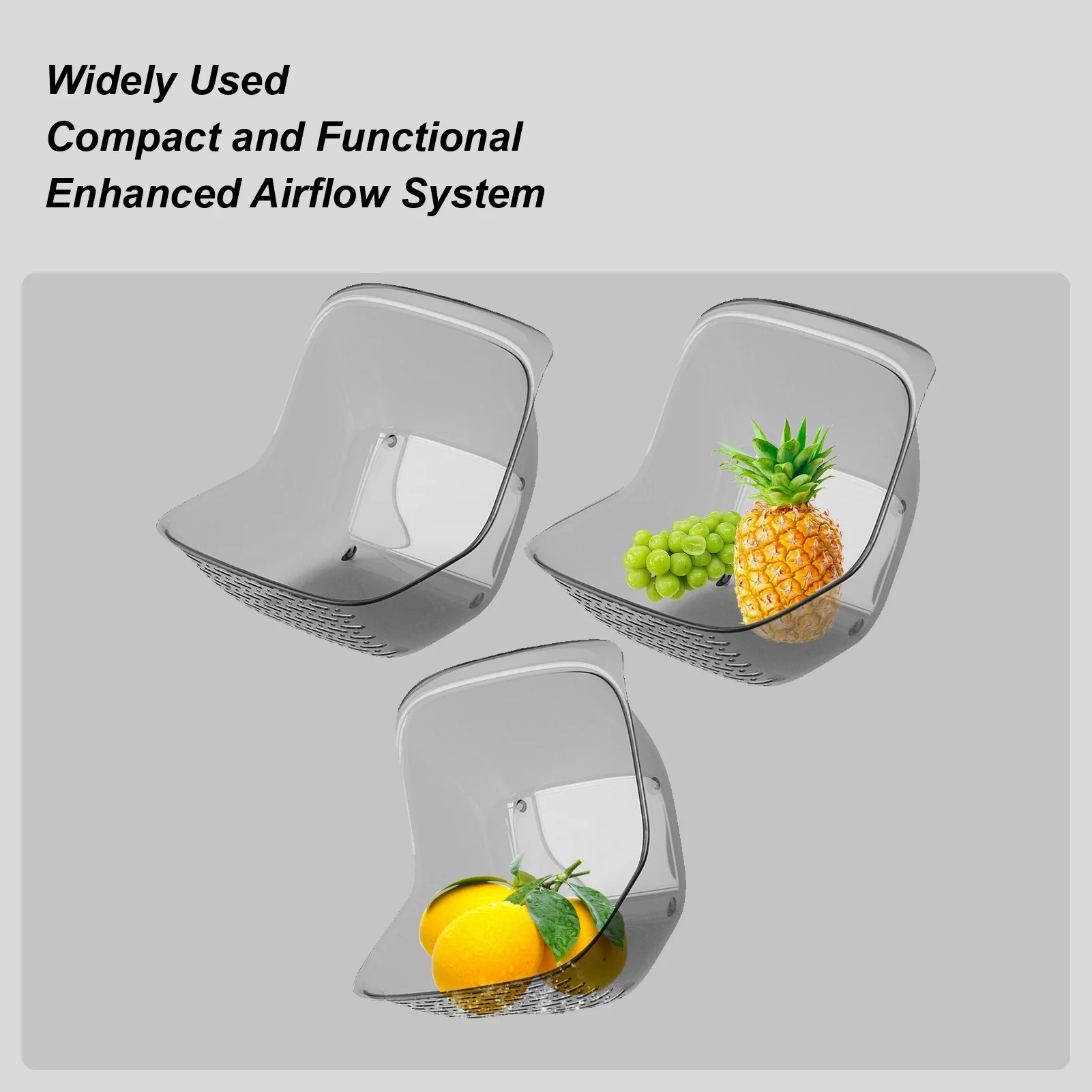 Fruit Washing Colander 3 Piece Fruits Basin Kitchen Colander Basket For Rice Grains Food Spaghetti Pasta Salads Berry Cleaning
