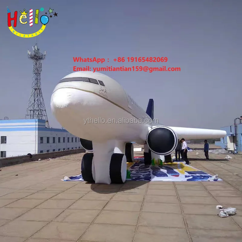 20M Long Inflatable Plane /Large Inflatable Airplane Model/inflatable Aircraft Aeroplane for Advertising