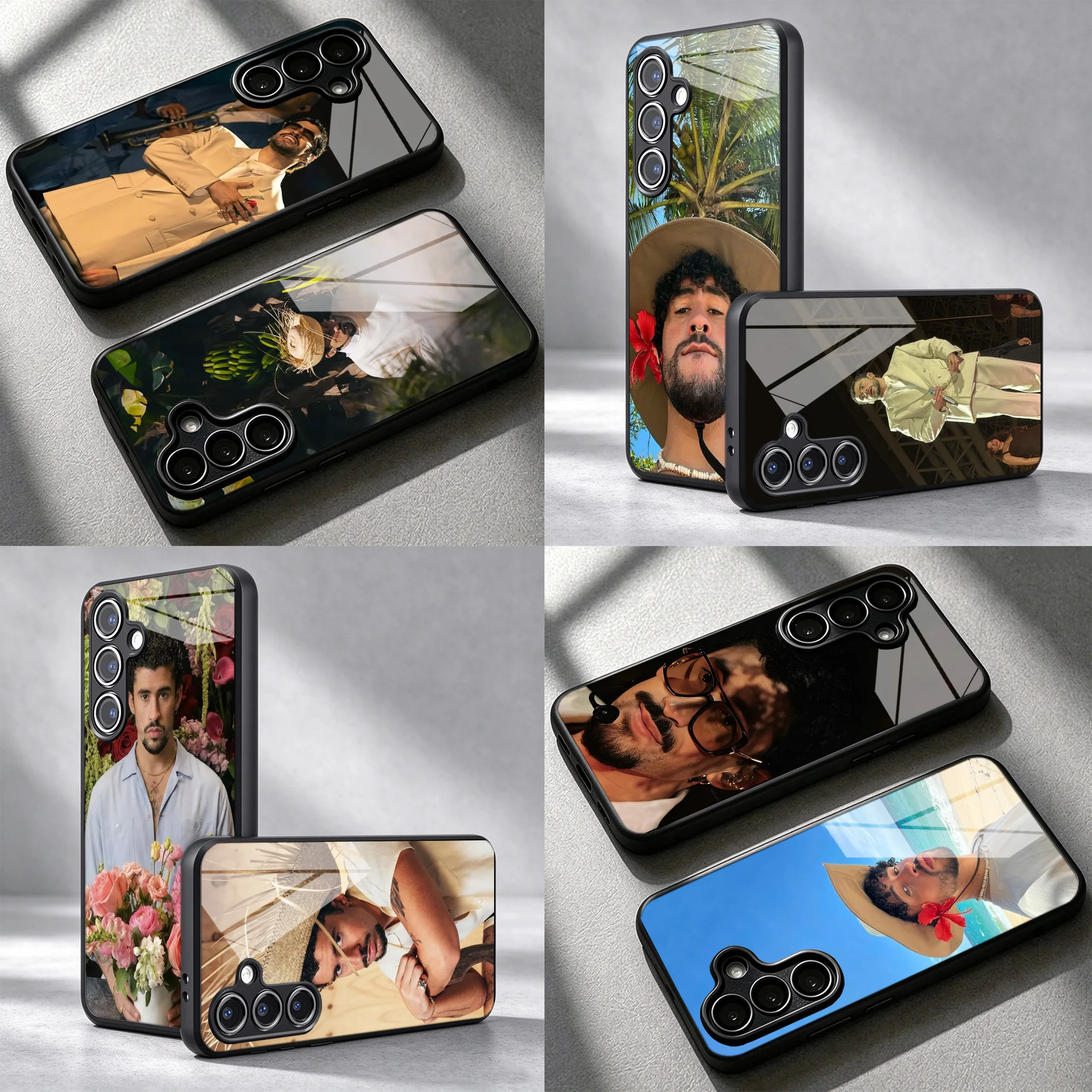 D-DtMF B-Bad B-Bunny Phone Case For Samsung A54 A53 A52S A34 A33 A32 A24 A23 A22 A14 A13 A04S A03S M54 M53 M52 M34 M62 A02S A12