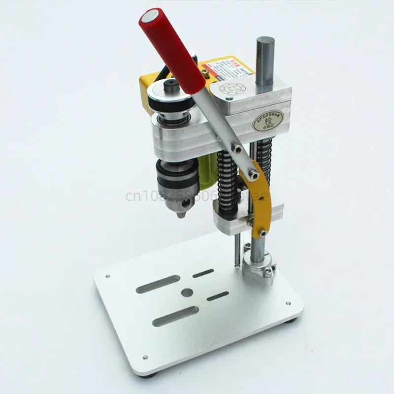 Mini Drill Press Precision Table Drilling Machine Portable Benchtop Driller CNC 795 Motor B10 Chuck Metal Wooden DIY Crafts Tool