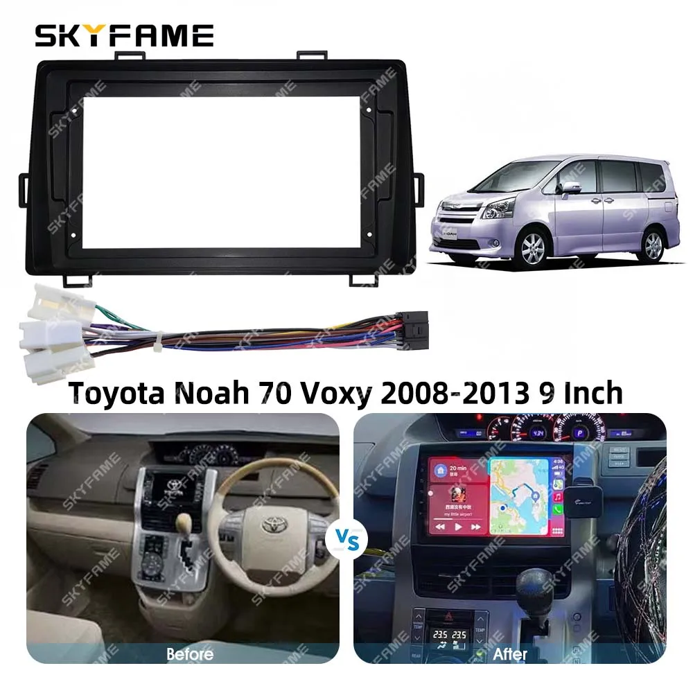 SKYFAME إطار السيارة فآسيا محول أندرويد راديو داش تركيب لوحة عدة لتويوتا نوح 70 Esquire Voxy