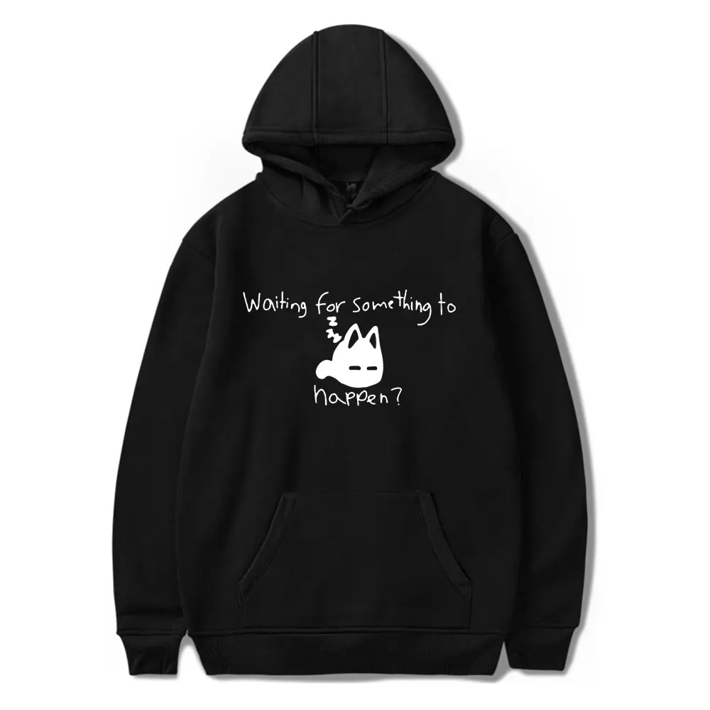 Omori Waiting for Something to Happen Vintage 90s Hoodie Unisex Harajuku Hip-hop Streetwear Sweatshirt Spring and Autumn