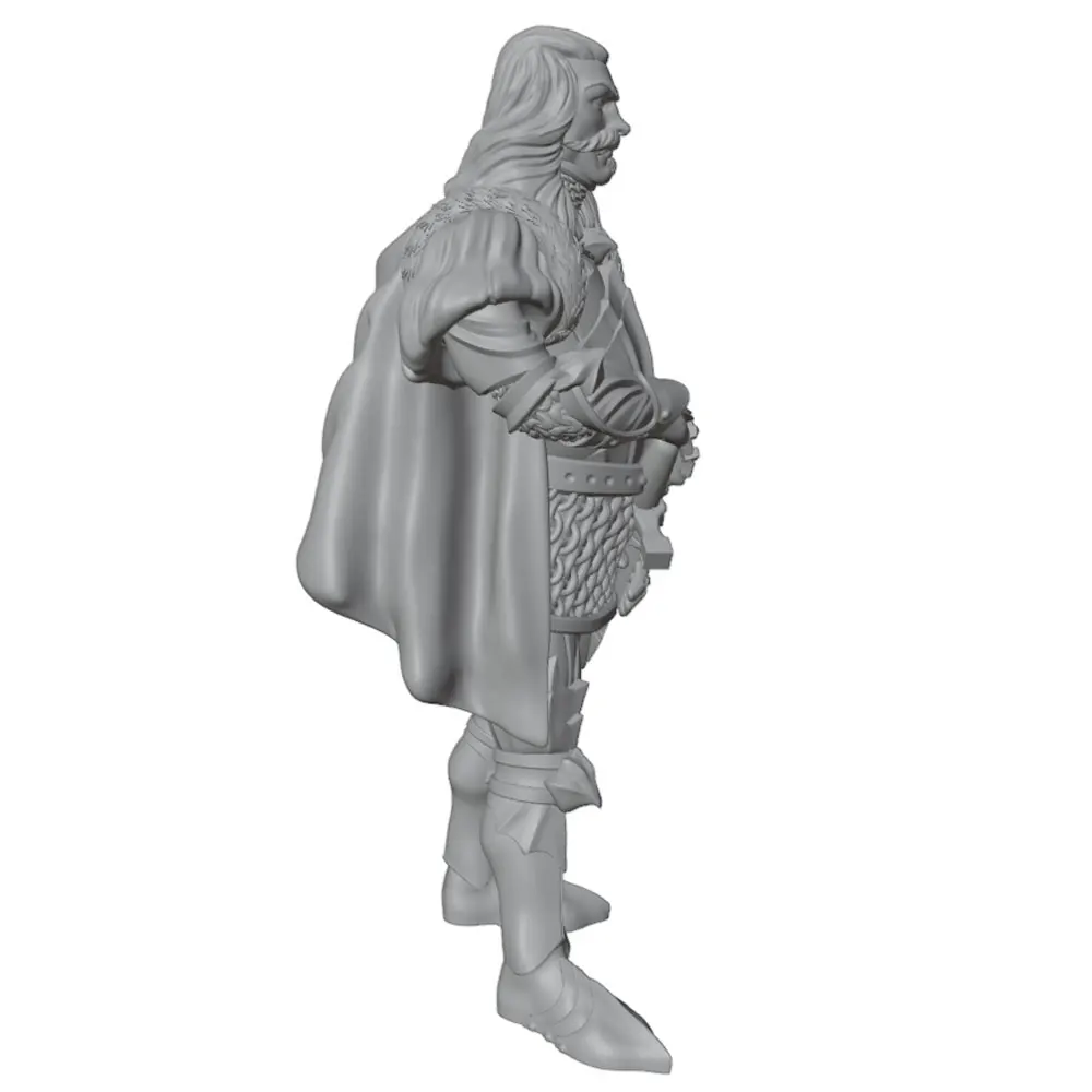 Figura oficial medieval 75 mm resina sin pintar coleccionismo - imagen 3