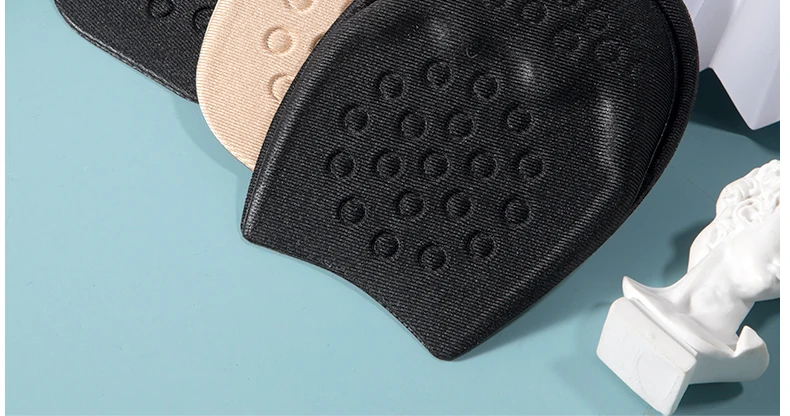 Vorfußpolster für Damen, hohe Absätze, halbe Einlegesohlen, rutschfester Vorfußschmerzlinderungseinsatz, Schuhgröße reduzieren Füllstoff für zu große Schuhe – Detail 18