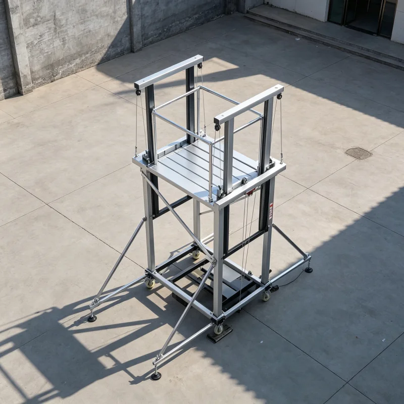 Reliable Electric Scaffolding Manufacturer Remote Control Lifting Platform Motorized Construction Scaffold Factory Selling