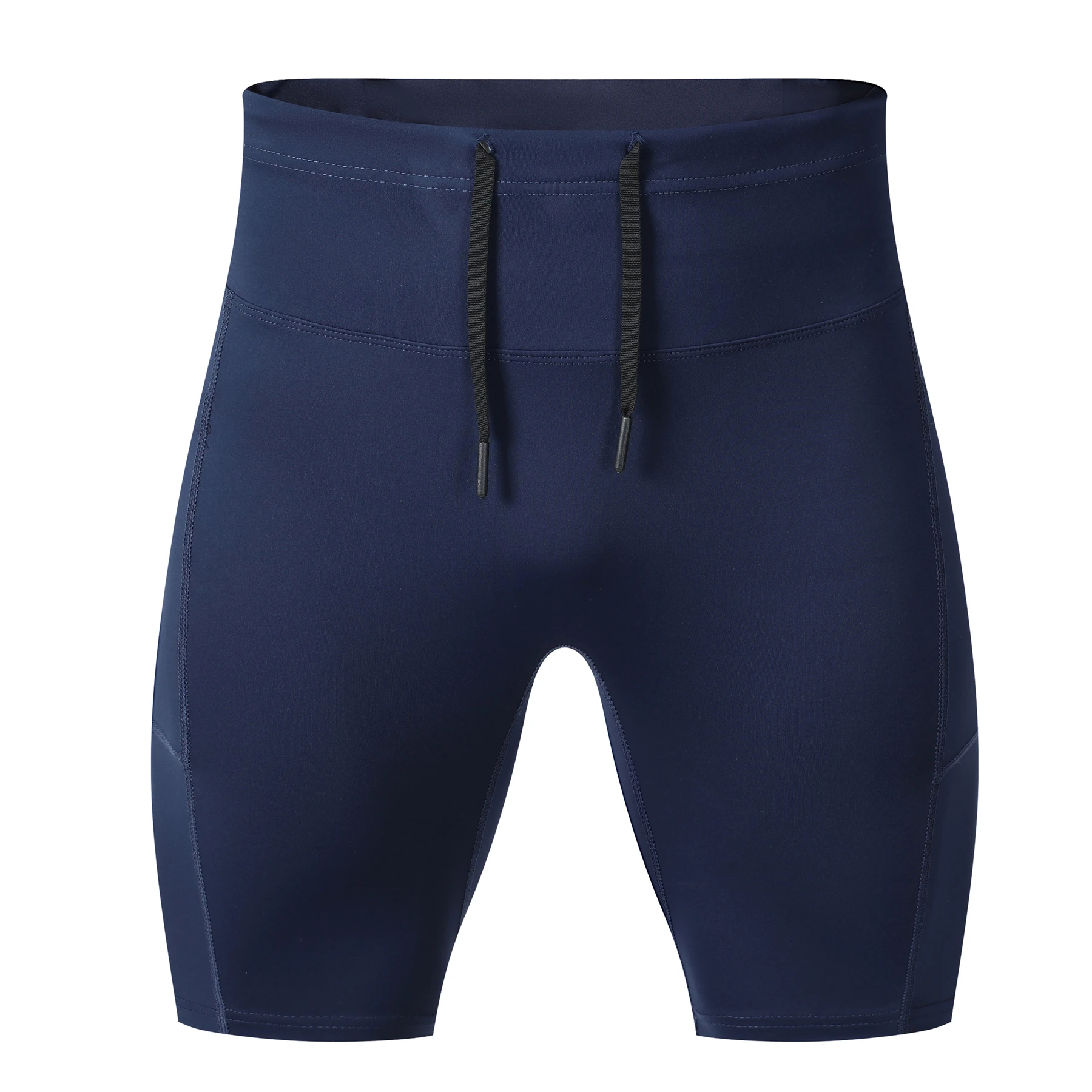 Women Mens Running Shorts Pockets Outdoor Sport Half Pants Elastic Tights Exercise Fitness Yoga Cycling Shorts Legging Quick Dry