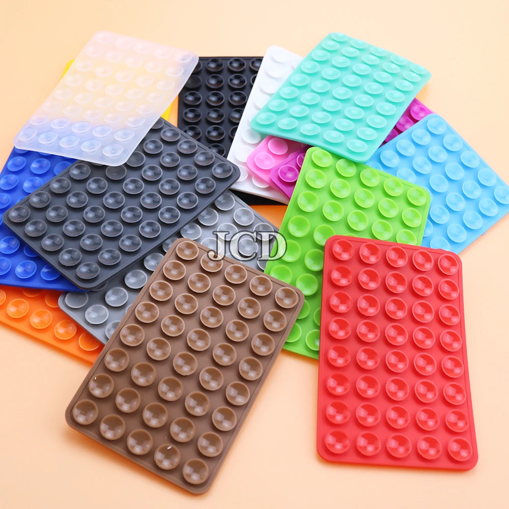 2 шт., силиконовая присоска, двусторонняя присоска, приспособление для мобильного телефона, задняя клейкая присоска для мобильного телефона, резиновая присоска