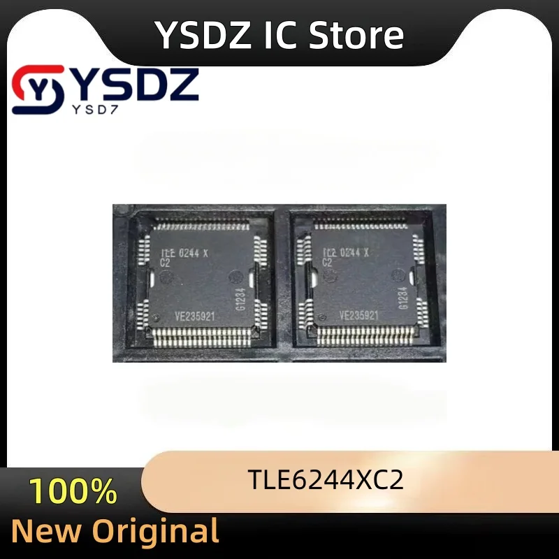 5pcs/lot New TLE6244XC2 TLE 6244 X TLE6244X TLE6244 HQFP64 Automotive Computer Driver IC in stock