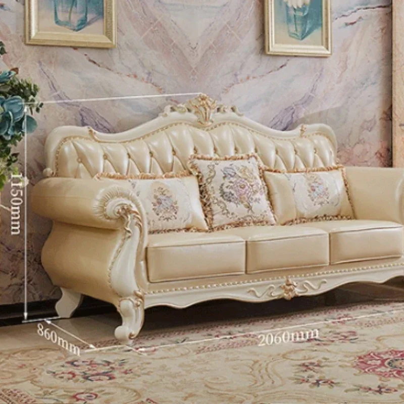 132 Mid Century Leather Sofa Bed Nordic Sleeper Relaxer Pouf Couch Adults Comfortable Fauteuils De Salon Beautifylife Furniture