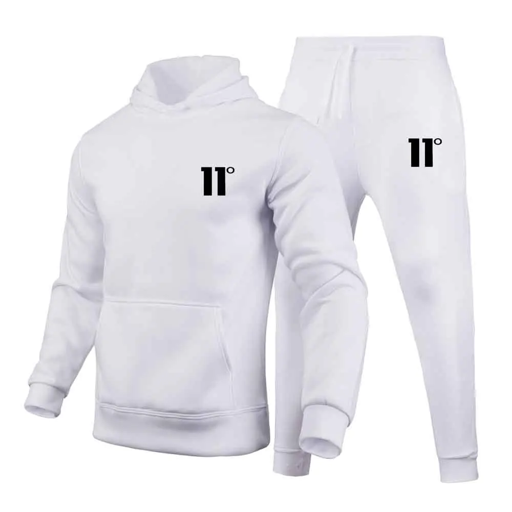 Mens Tracksuits Casual Sweatpants Print Zipper Hooded Sweatshirt Fashion Versatile Jacket Coat Outdoors Jogging Sports Clothing