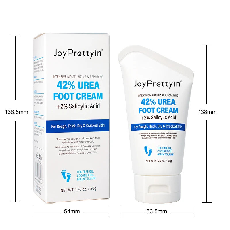 Joypretty-Esfoliante Creme De Pés, Removedor De Pele Morta, Heel Crack Repair Cream, Tratamento Hidratante, Mão Pés Cuidados Com A Pele, Máscara De