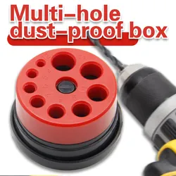1PC Red Dust Collector Punching Machine Dust Bowl Dust-proof Device Electric Hammer Dust Stopper Electric Tool Accessories