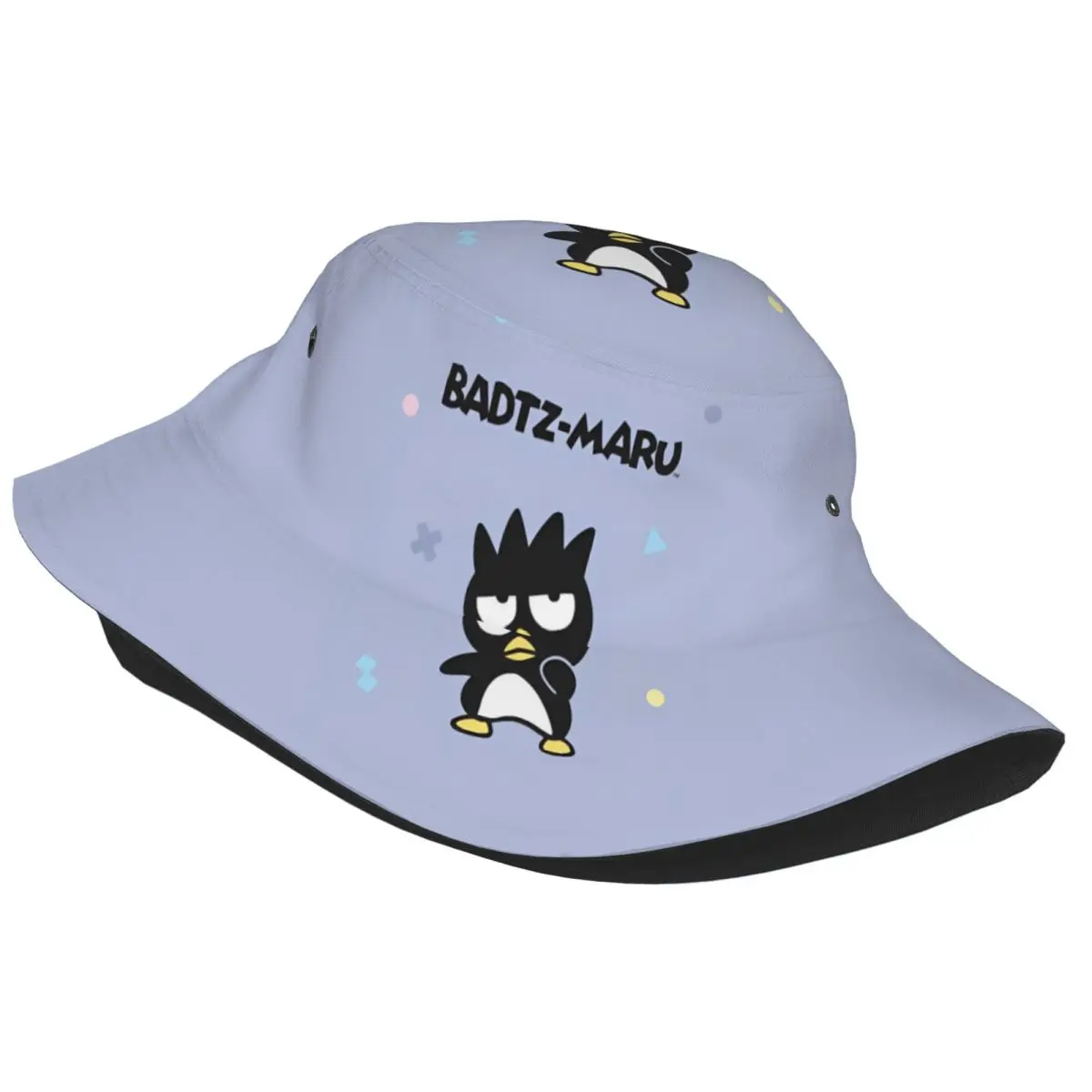 Sanrio Badtz Maru Bucket Hats Gift For Fan Lovely Vocation Caps For Travel Lightweight