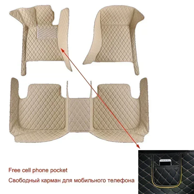 Tapis de sol de voiture personnalisés pour KIT, détails intérieurs, accessoires, 206, 2004, 2008, 207, 207, CC, 301, 2012, 2019, 607, 2004, 2006