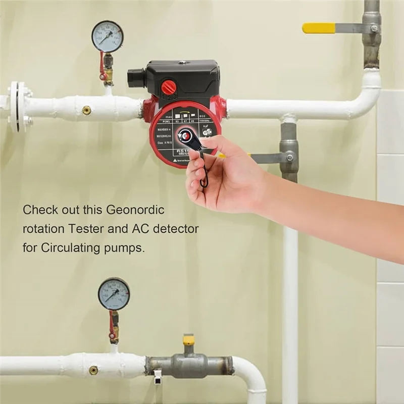 A84E-testador de válvula solenóide plástico ac testador eletromagnético ferramenta ímã eletromagnético para detectar medição de teste de campo ac