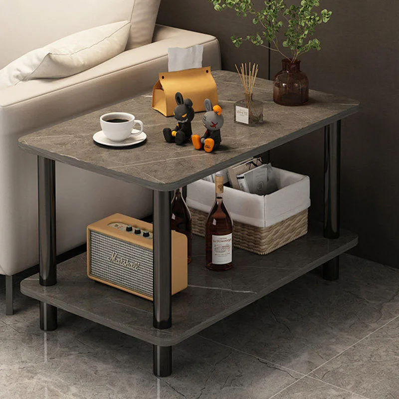 Luxury Nordic Coffee Table Decoration Small Modern Living Room Designer Side Table Clear Aesthetic Mesa Auxiliar Home Furniture