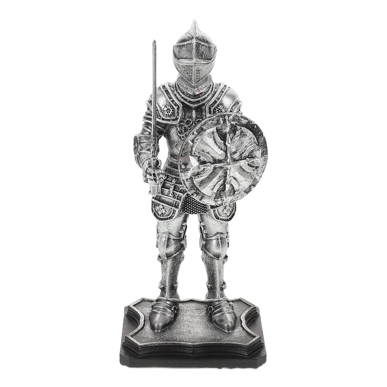 

Retro Knight Ornaments Office Decor Display Sculpture Desktop Figurines Statue Soldier Action Figures Toy