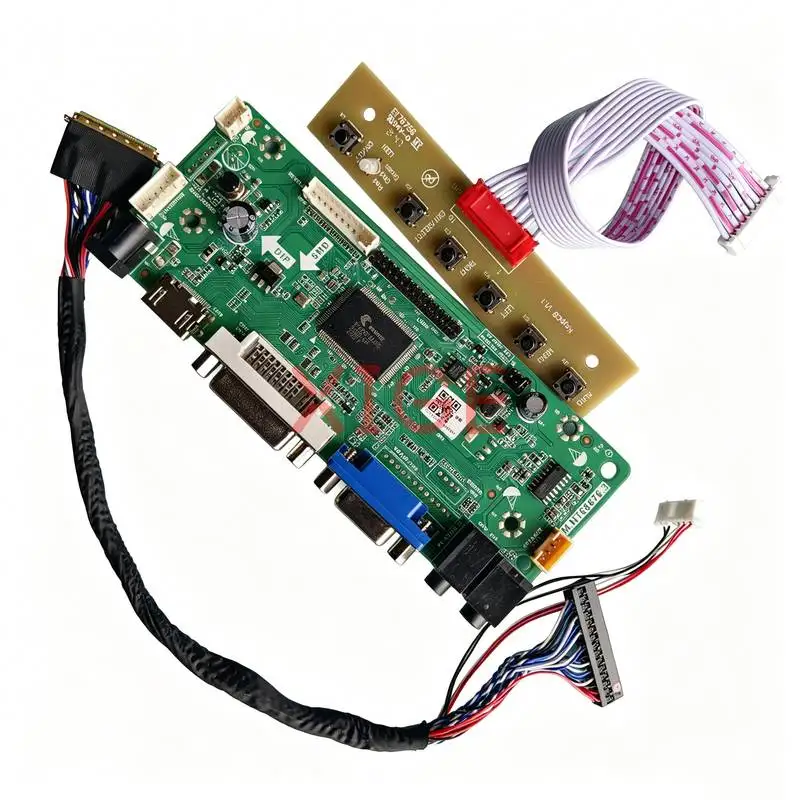 

Controller Board Fit LP101WSA BT101IW02 BT101IW03 BT101IW01 Laptop Display Screen 1024*600 1024x600 HDMI+DVI+VGA 40 Pin LVDS Kit
