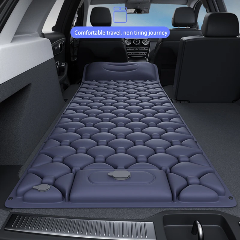 High-quality Car Inflatable Bed Trunk Leveling Pad Mattress Sleeping Pad Car Converted Bed Foldable Car Travel Bed Camping Bed