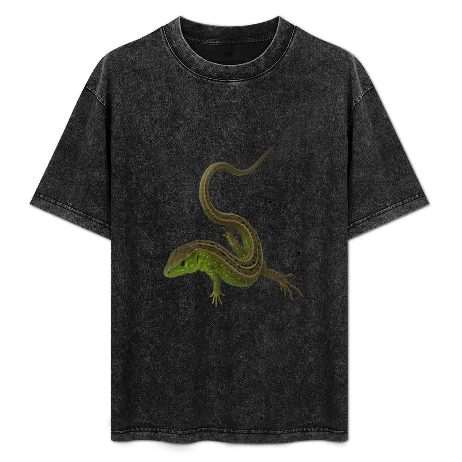 

green lizard T-Shirt summer shirt for a boy mens white t shirts