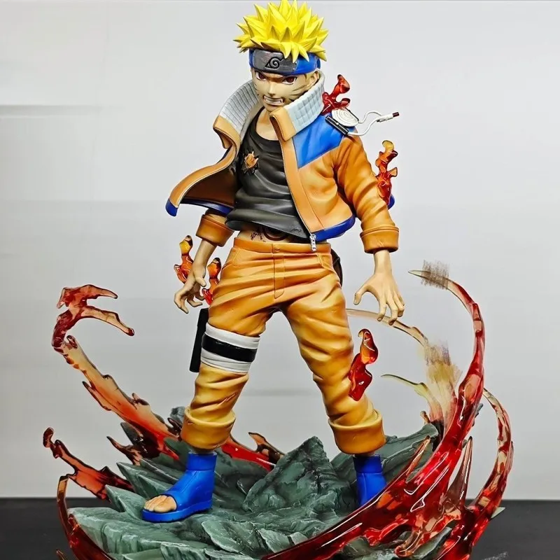 Neue Naruto Shippuden Premium Gk Nine-Tails Stand Alone Youth Series Naruto Uzumaki austauschbare Kopf-Sammelfigur als Geschenk
