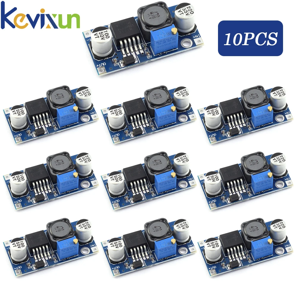 1-10PCS XL6009 4A Boost Converter Step Up Adjustable 15W 5-32V to 5-50V DC-DC Power Supply Module LM2577 Step-up Module