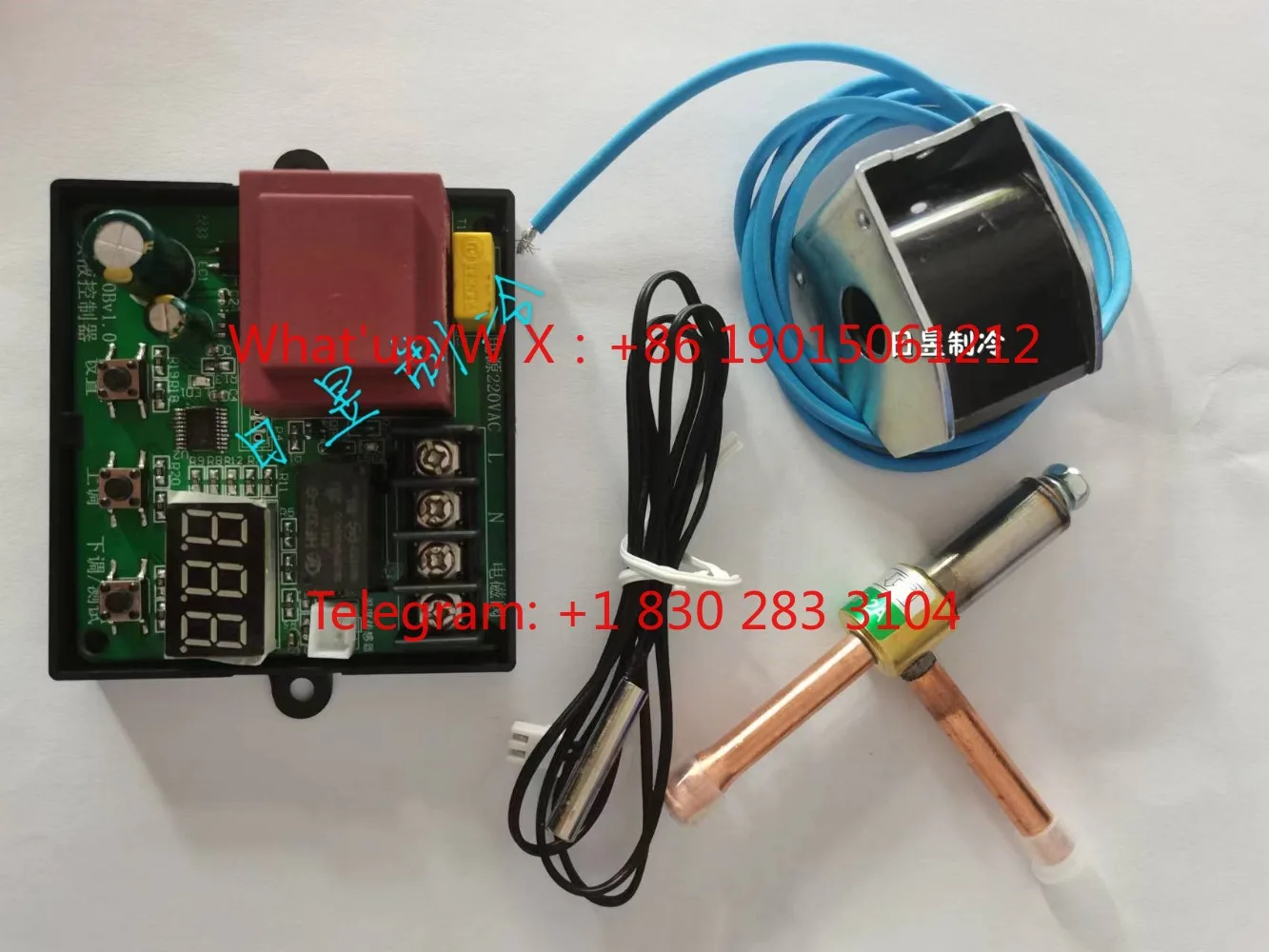 Cold storage integrated machine electronic liquid spray controller, computer board liquid spray valve liquid spray thermostat