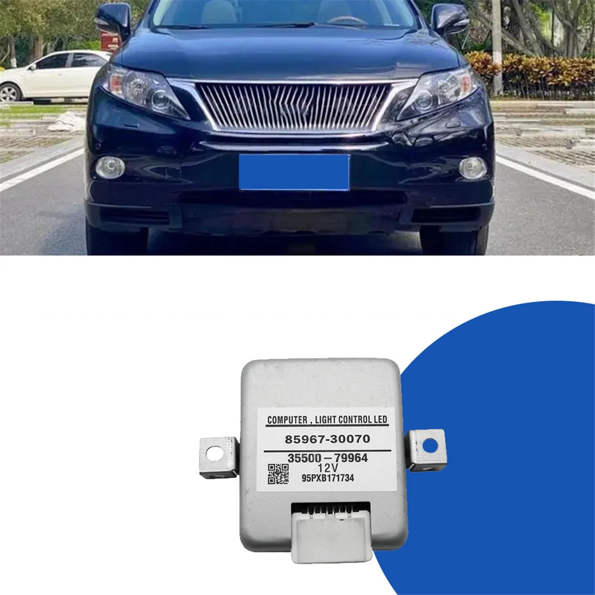 

85967-30070 Светодиодный модуль управления освещением компьютера для Toyota Lexus GX460 GS350 GS450h 2013-2020 35500-79964 Драйвер фар — L48A